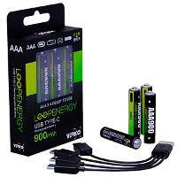 Verico LoopEnergy USB-C Micro AAA -Ak - Akku - Micro (AAA) - 600 mAh - 1,5 V