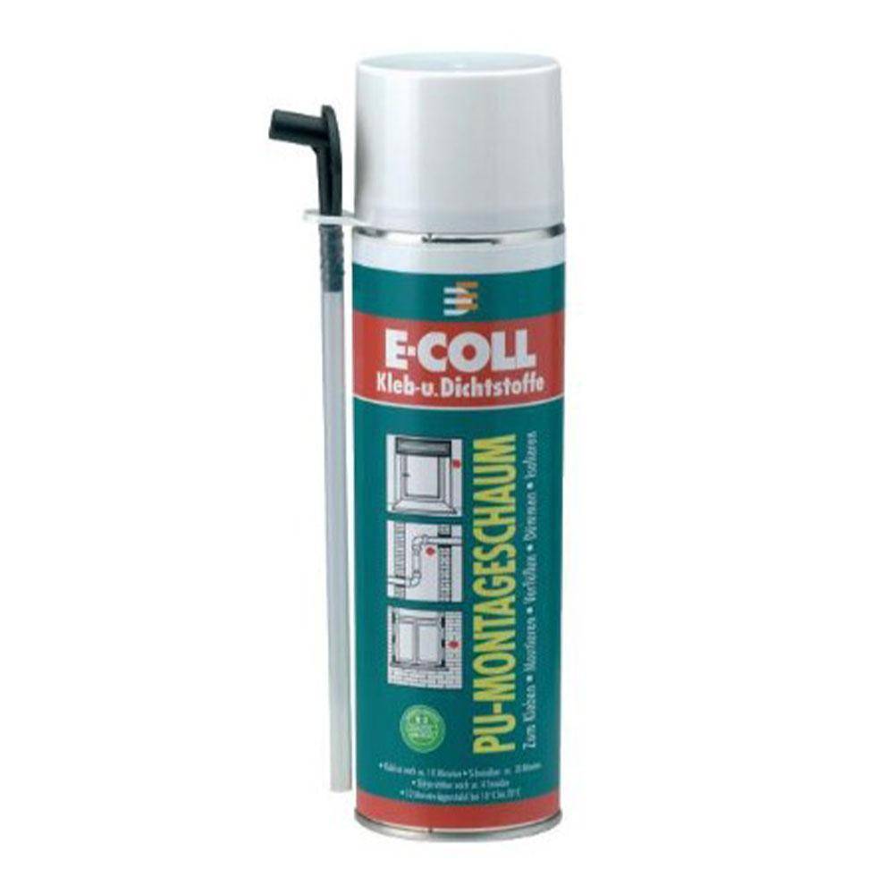 PU-Montageschaum - 750 ml - (MDI-haltig) - E-COLL - Preis per Stück