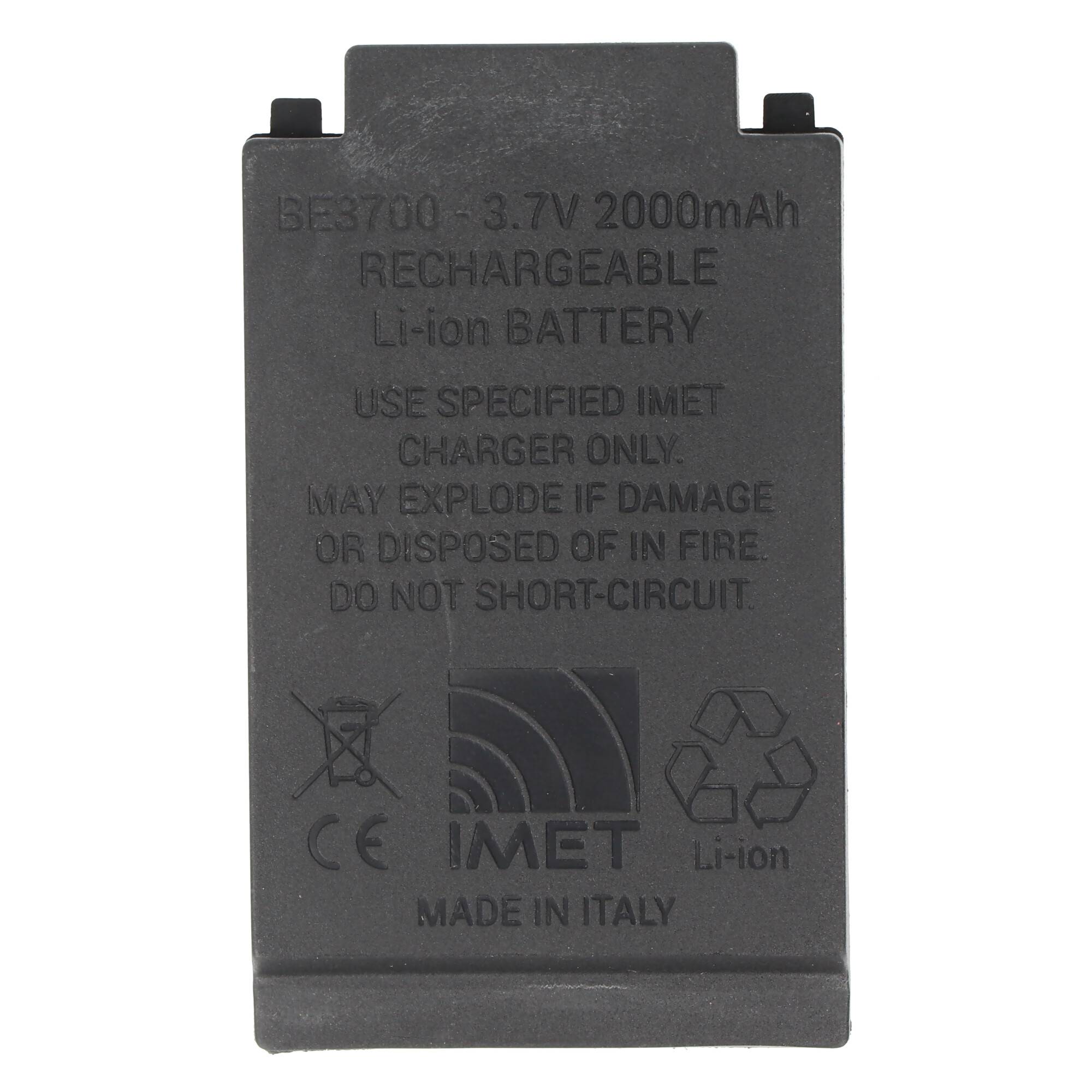 IMET Originalakku für Funkfernsteuerung BE3700 Li-ion 3.6V 2000mAh