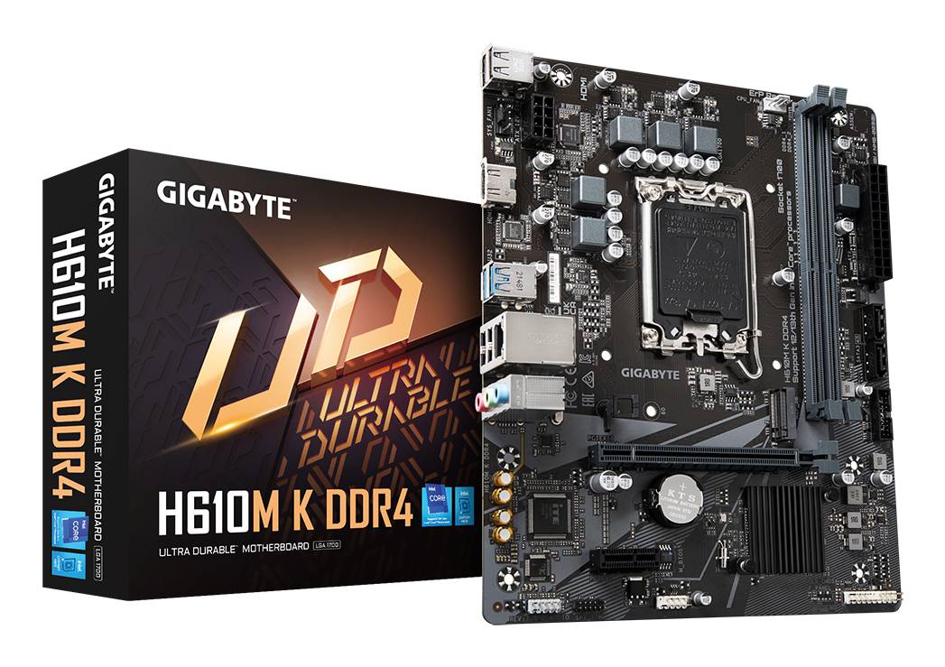 Gigabyte H610M K DDR4 (H610,S1700,mATX,DDR4)