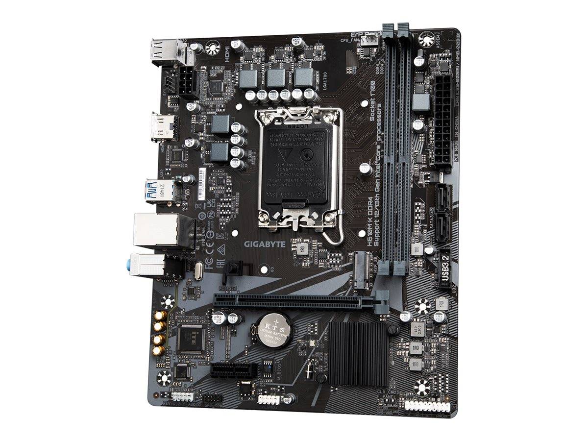 Gigabyte H610M K DDR4 - 1.0 - Motherboard - micro ATX - LGA1700-Sockel - H610 Chipsatz - USB 3.2 Gen 1 - Gigabit LAN - O
