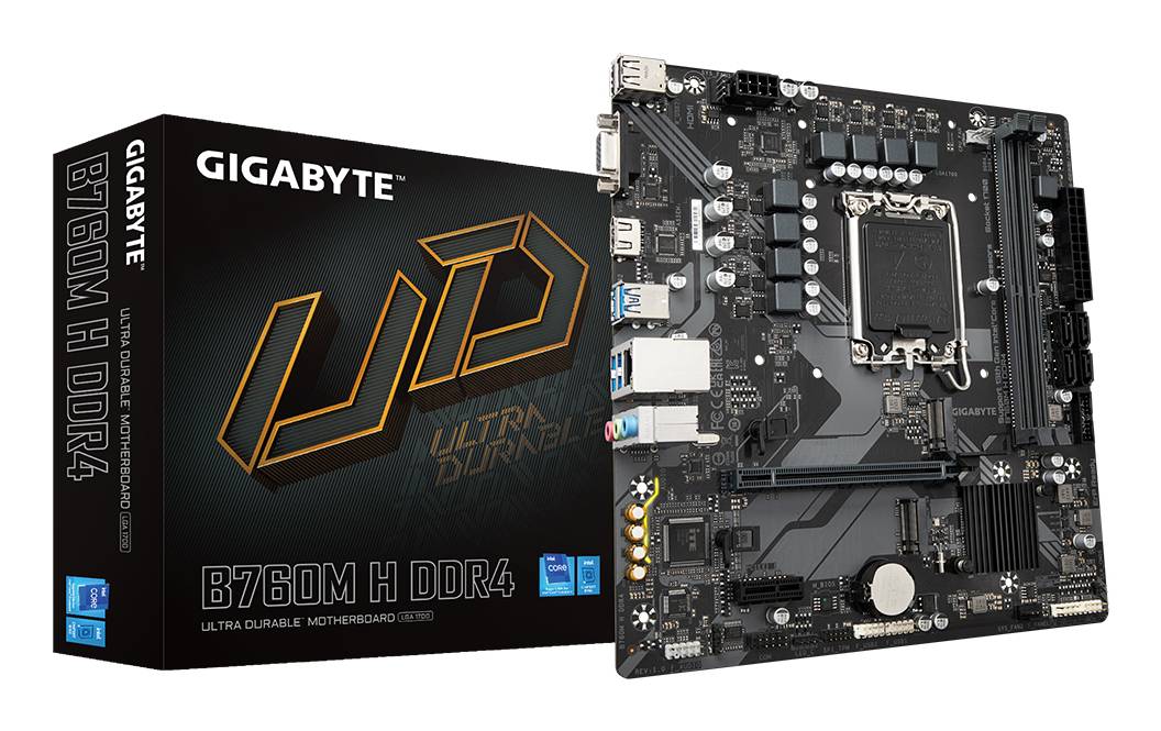 Gigabyte B760M H DDR4 (B760,S1700,mATX,DDR4)