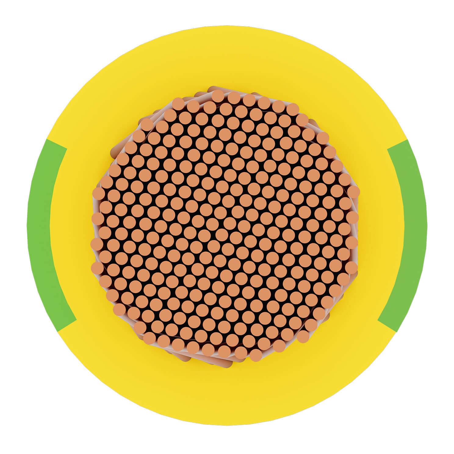 hb-digital PVC Aderleitung 25m H07V-K Erdungskabel 16mm2 Erdungsleitung flexibel