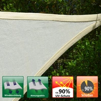 UV Sonnensegel Wasserdurchlässig 6x6 - Viereckig - Sonnenschutz Garten Terrasse UV Sonnensegel Wasserdurchlässig 6x6 - Viereckig - Sonnenschutz Garten Terrasse