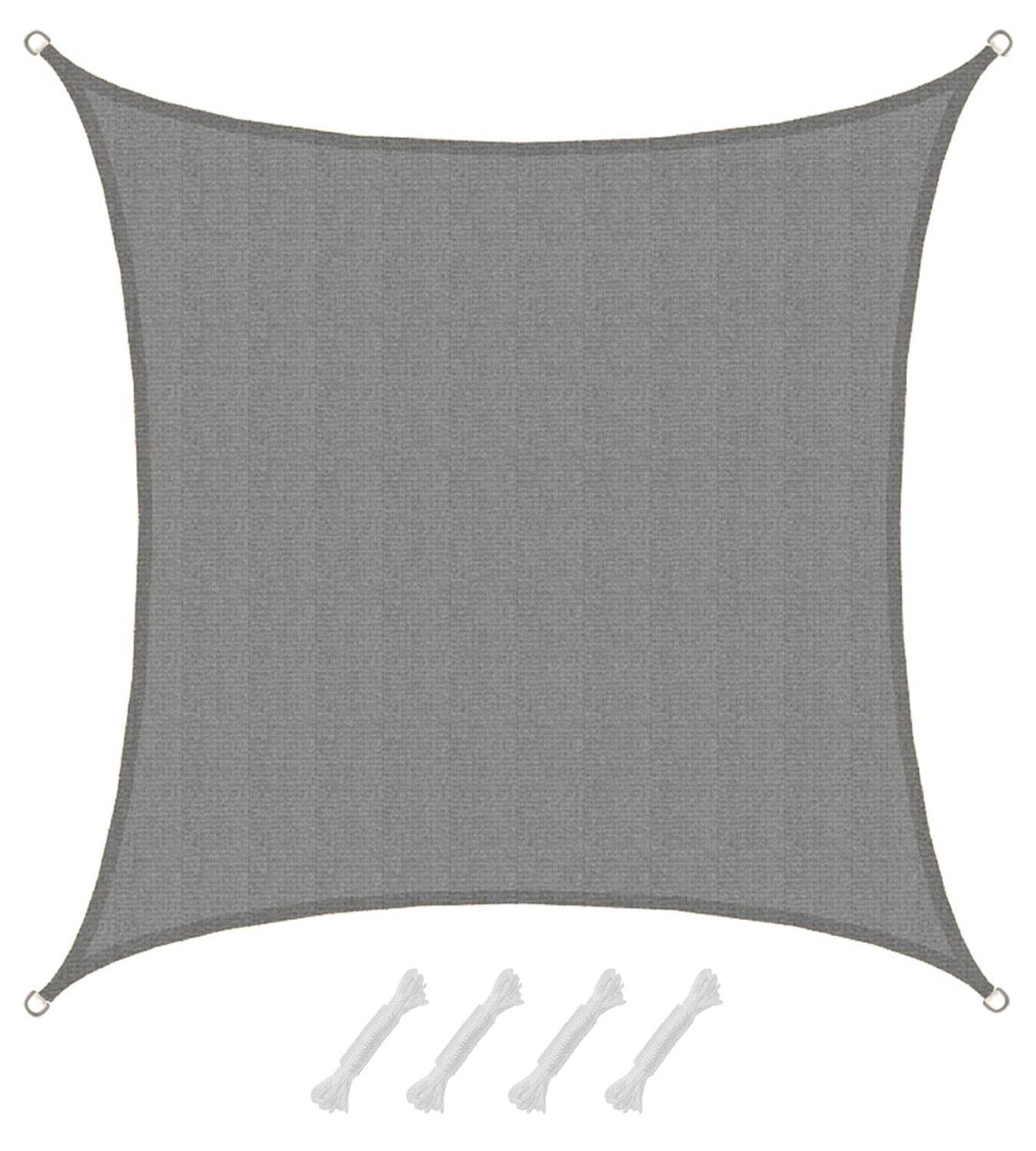 UV Sonnensegel Wasserdurchlässig 4x4 - Viereckig - Sonnenschutz Garten Terrasse