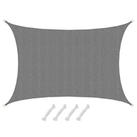 UV Sonnensegel Wasserdurchlässig 5x3 - Rechteckig - Sonnenschutz Garten Terrasse UV Sonnensegel Wasserdurchlässig 5x3 - Rechteckig - Sonnenschutz Garten Terrasse