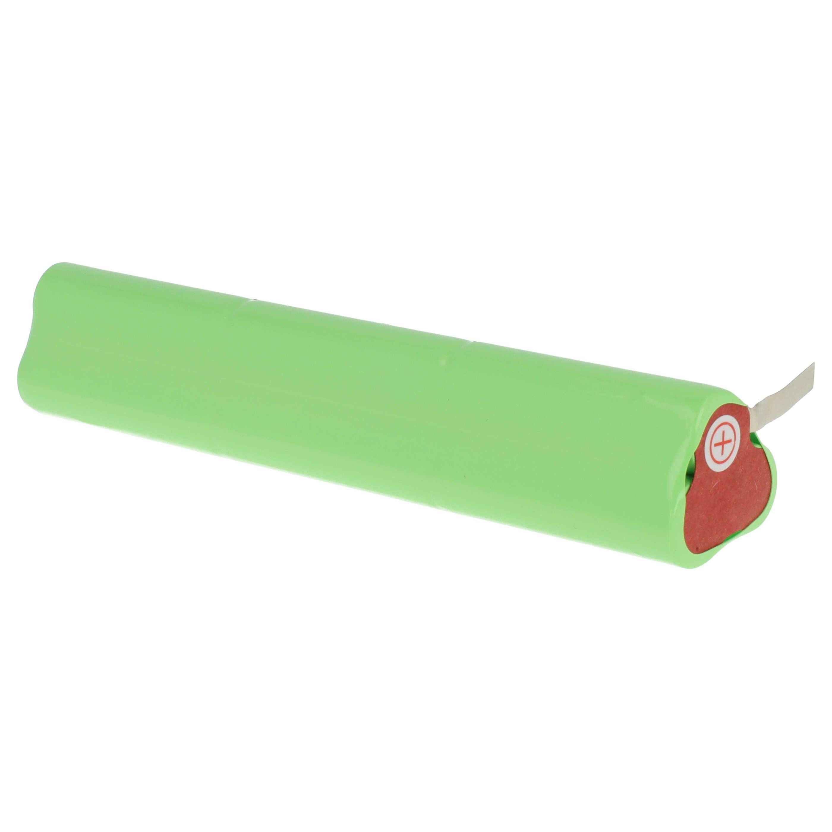 EXTENSILO Akku Ersatz für Velux 946987, 946930, 946933 für Dachfensterrollladen (2500 mAh, 10,8 V, NiMH)