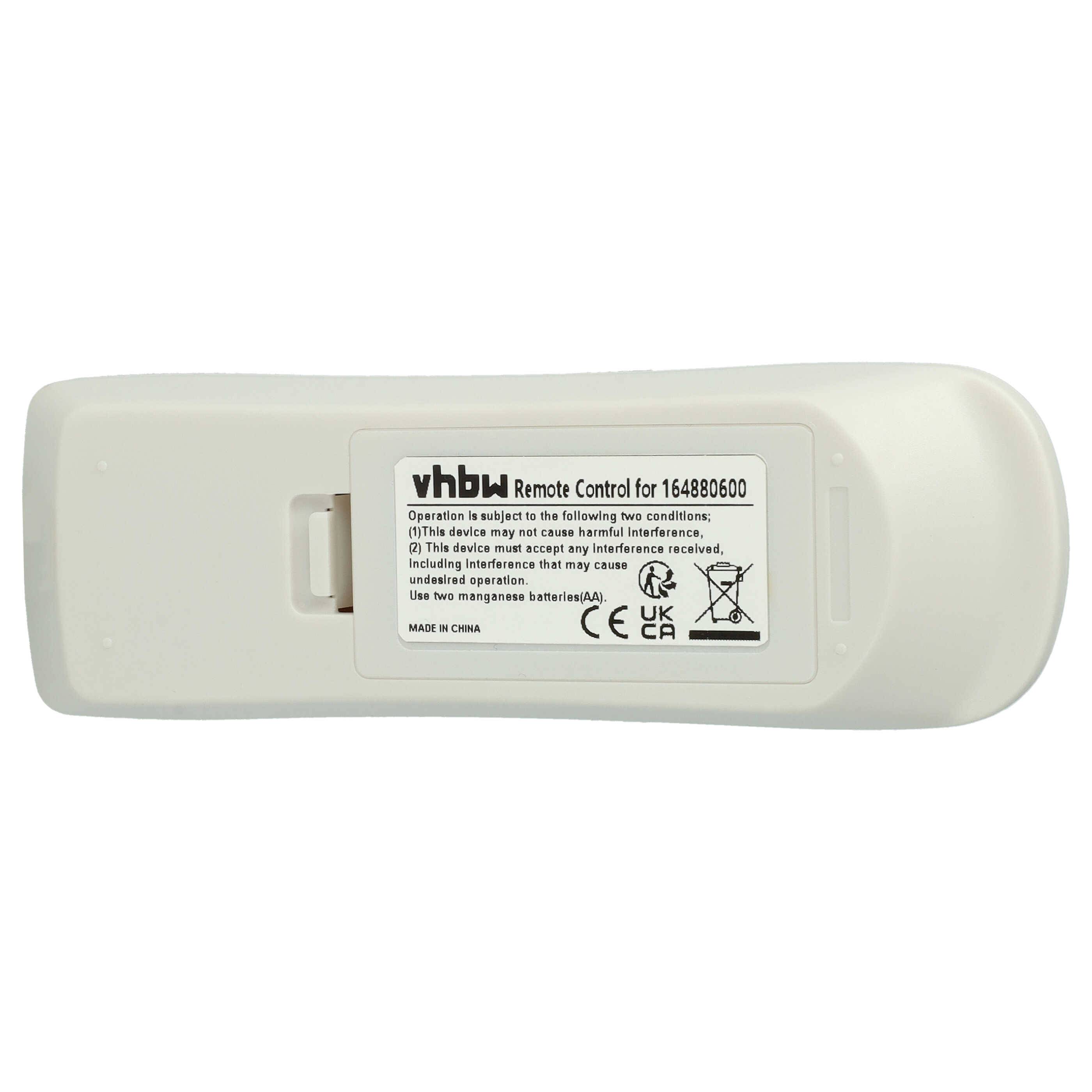 vhbw Fernbedienung kompatibel mit Epson EX5250, EX3240, EX5240, EB-U32, EB-U04, EX5250 PRO, EB-X31, EB-W32, EB-W04 Beamer - Ersatzfernbedienung