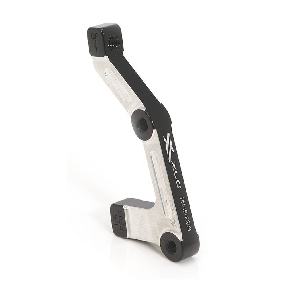 XLC Scheibenbremsadapter für PM-Bremse IS-HR Ø203 mm BR-X26, schwarz/silber