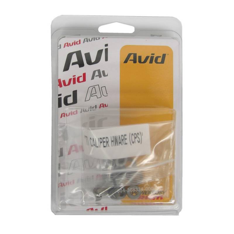 Avid 00.5318.006.002 Schrauben-Set für Scheibenbremse, Titanium T25 inklusive Beilagscheiben CPS, silber (1 Set)