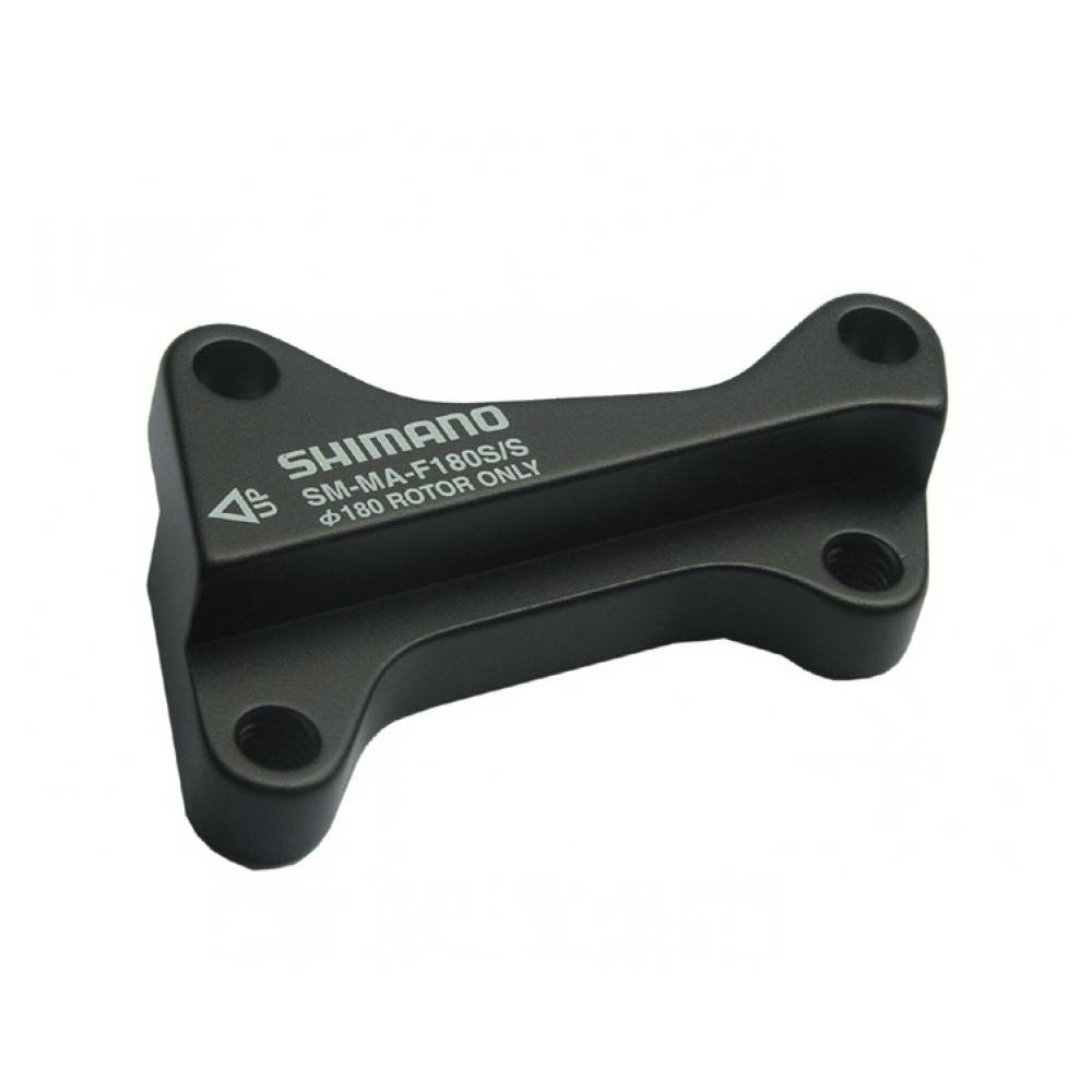 SHIMANO ISMMAF180SSA Adapter für IS-Bremse/IS-Gabel VR, für 180 mm, für BR-M965/755/555/485, schwarz