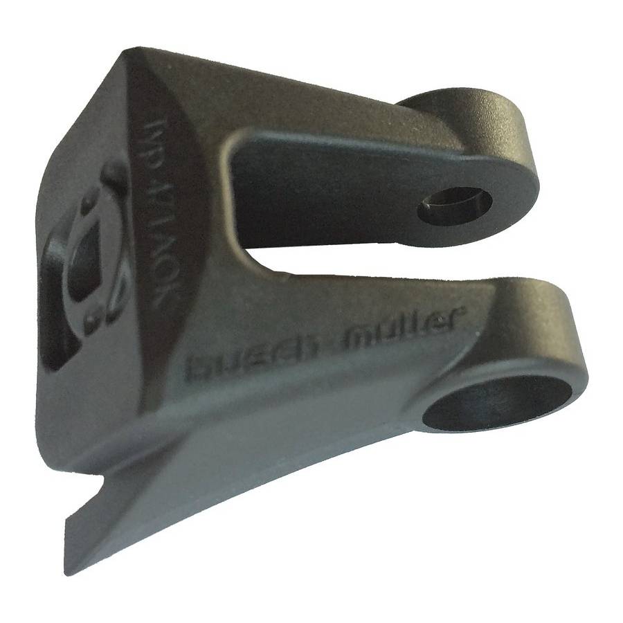 Busch & Müller 471AOKPB Scheinwerfer-Halter für Gabelbefestigung für Suntour NCX-E45, NCX-E25, schwarz (1 Stück)