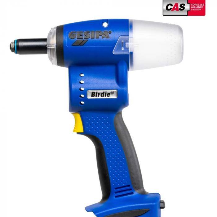Birdie akkubetriebenes Blindnietgerät - ohne Akku - ohne Ladegerät - im Karton - Preis per Stück