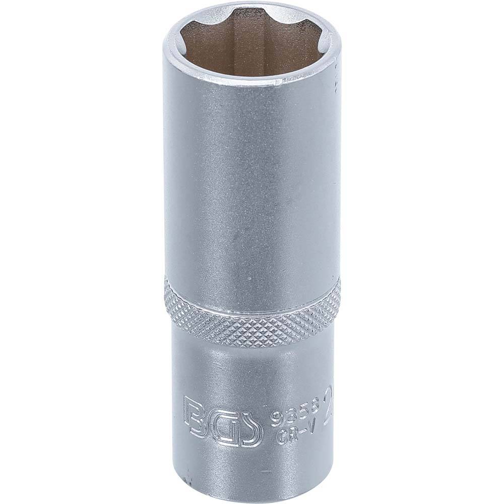 Steckschlüssel-Einsatz Super Lock - tief - Chrom-Vanadium-Stahl - Antrieb Innenvierkant 12,5 mm (1/2") - SW 20 mm - Bruttogewicht 170 g