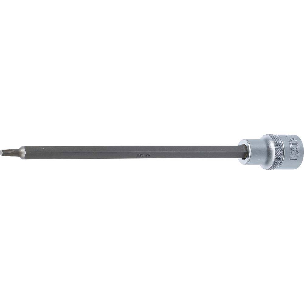 Bit-Einsatz - Chrom-Vanadium-Stahl - Länge 200 mm - Antrieb Innenvierkant 12,5 mm (1/2") - T-Profil (für Torx) T25