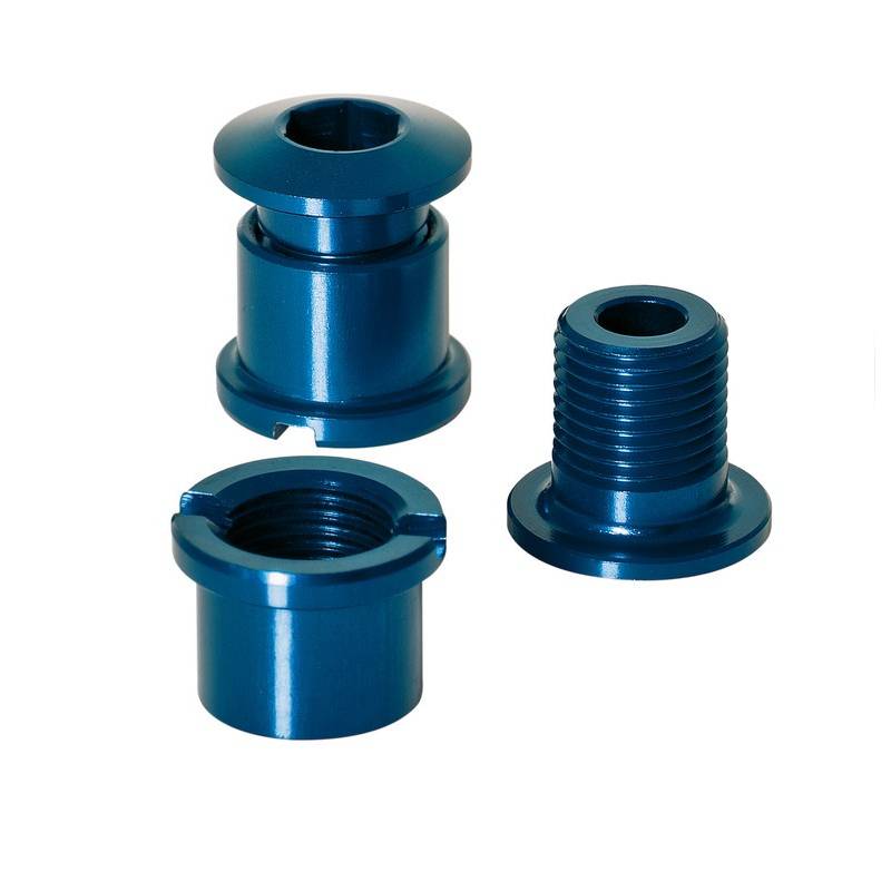 XLC Kettenblattschraube, blau (5 Stück)