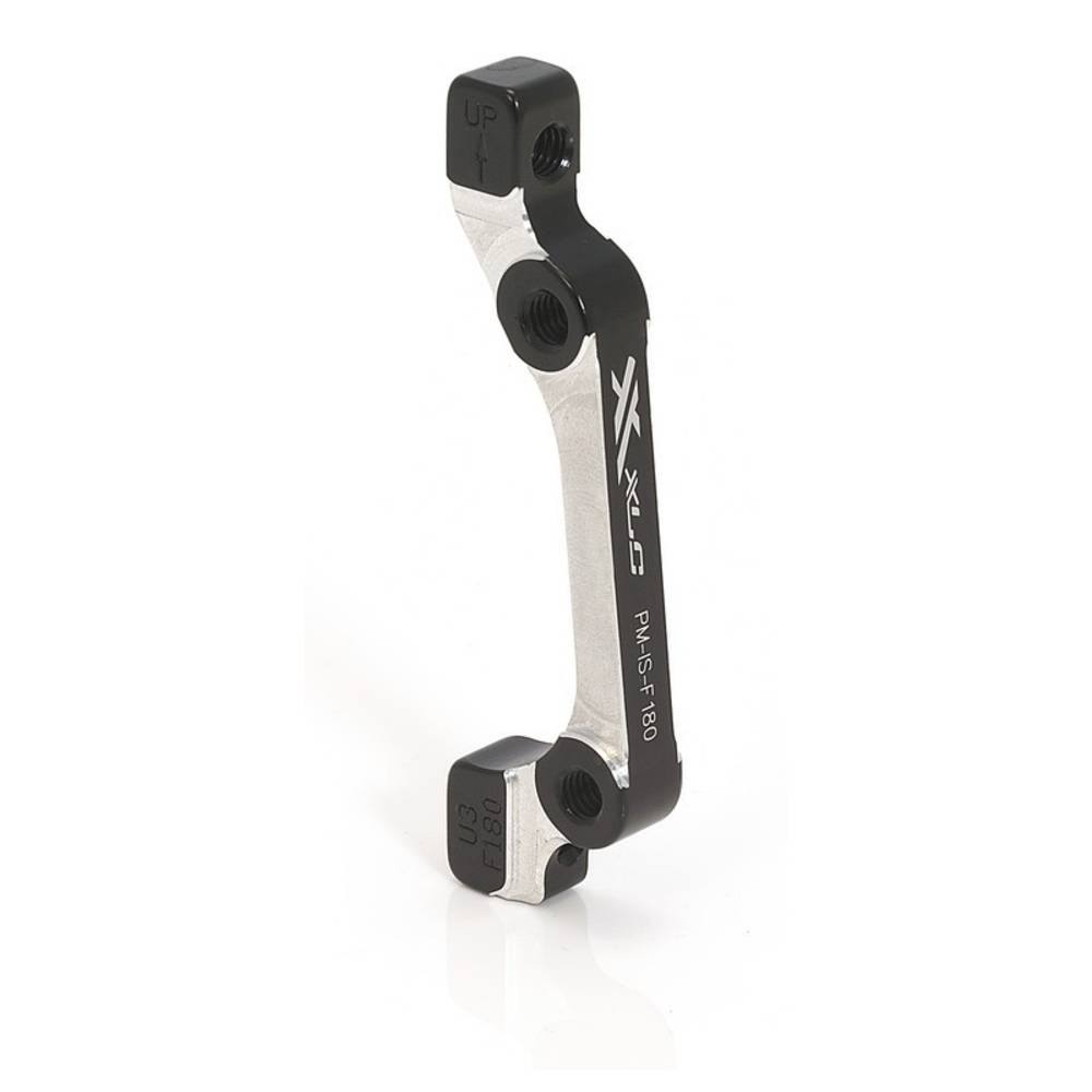 XLC Scheibenbremsadapter für PM-Bremse IS-Gabel VR Ø180mm BR-X23, schwarz/silber