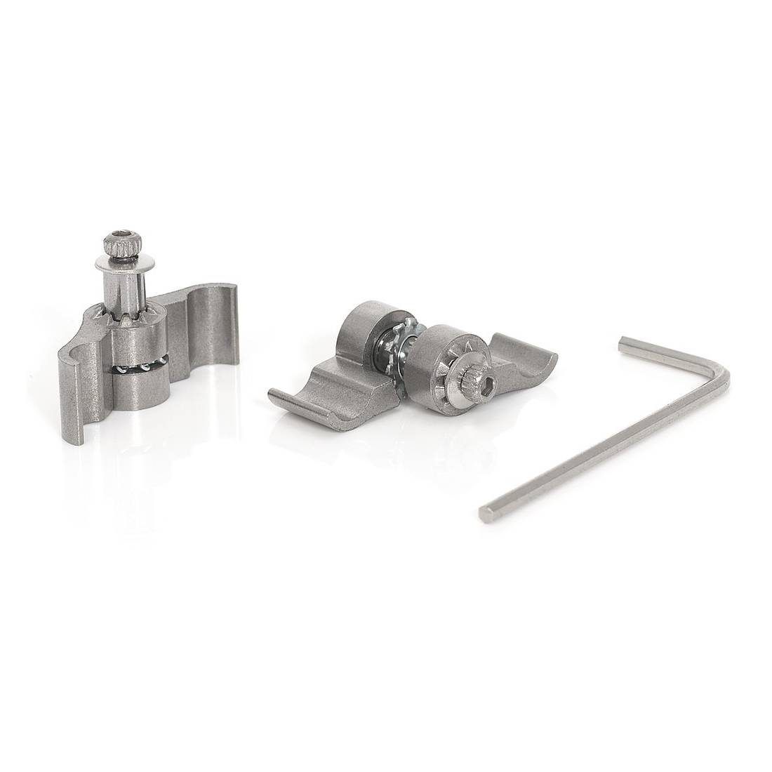 XLC Bremsleitungshalter BR-X12 Verstellbar, silber (2 Stück)