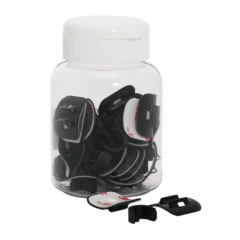 XLC Bremsleitungshalter BR-X08 Flasche, schwarz (30er Pack)