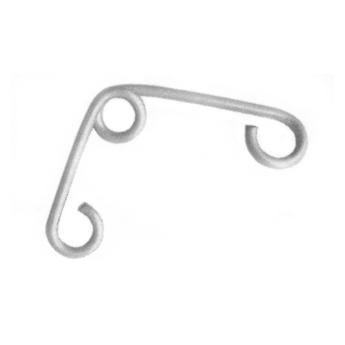 Busch & Müller 246PB Halter für Rücklicht Canti-Sockel, silber (1 Stück)
