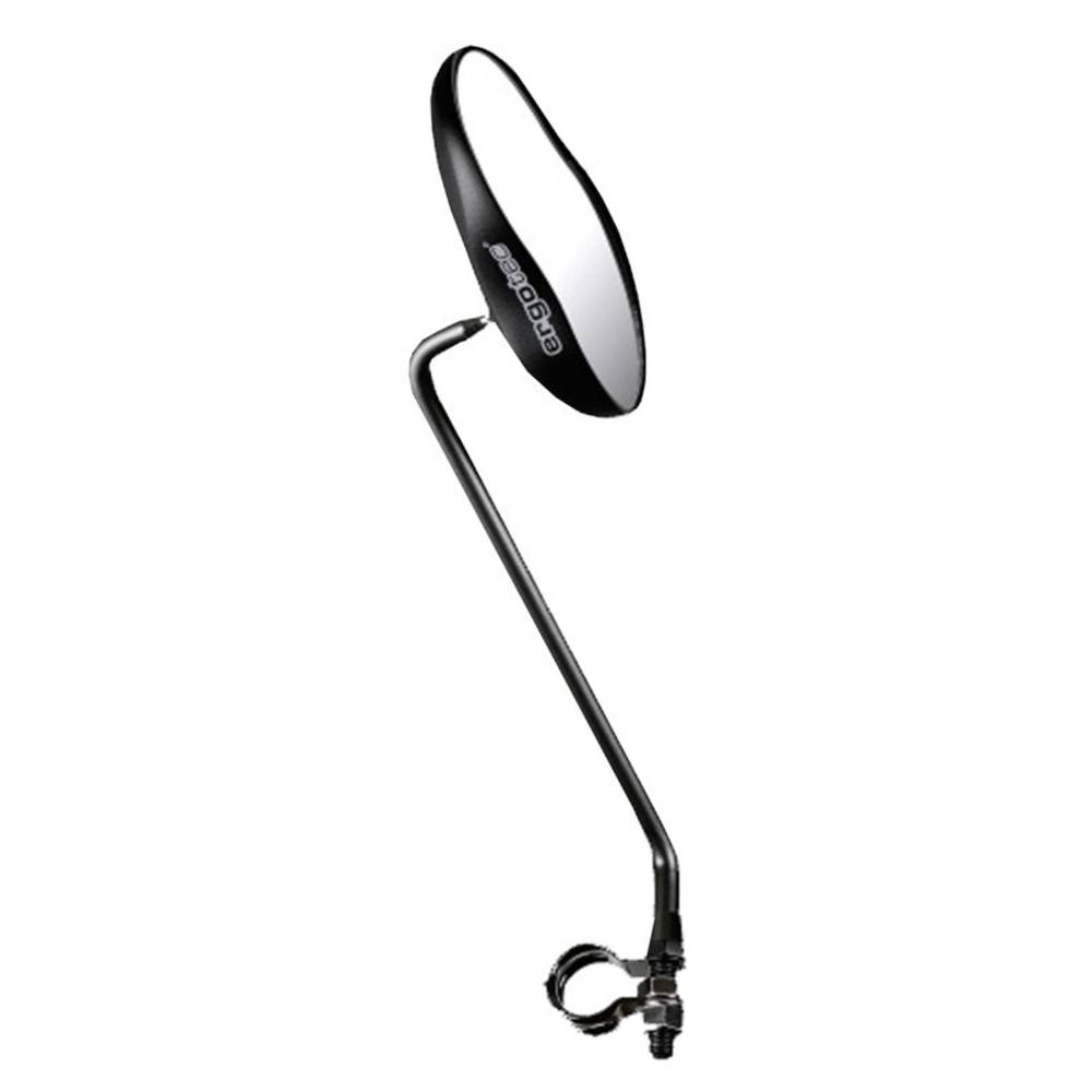 ergotec 63511101 Fahrradspiegel M 99 L Alu, Linksmontage, schwarz