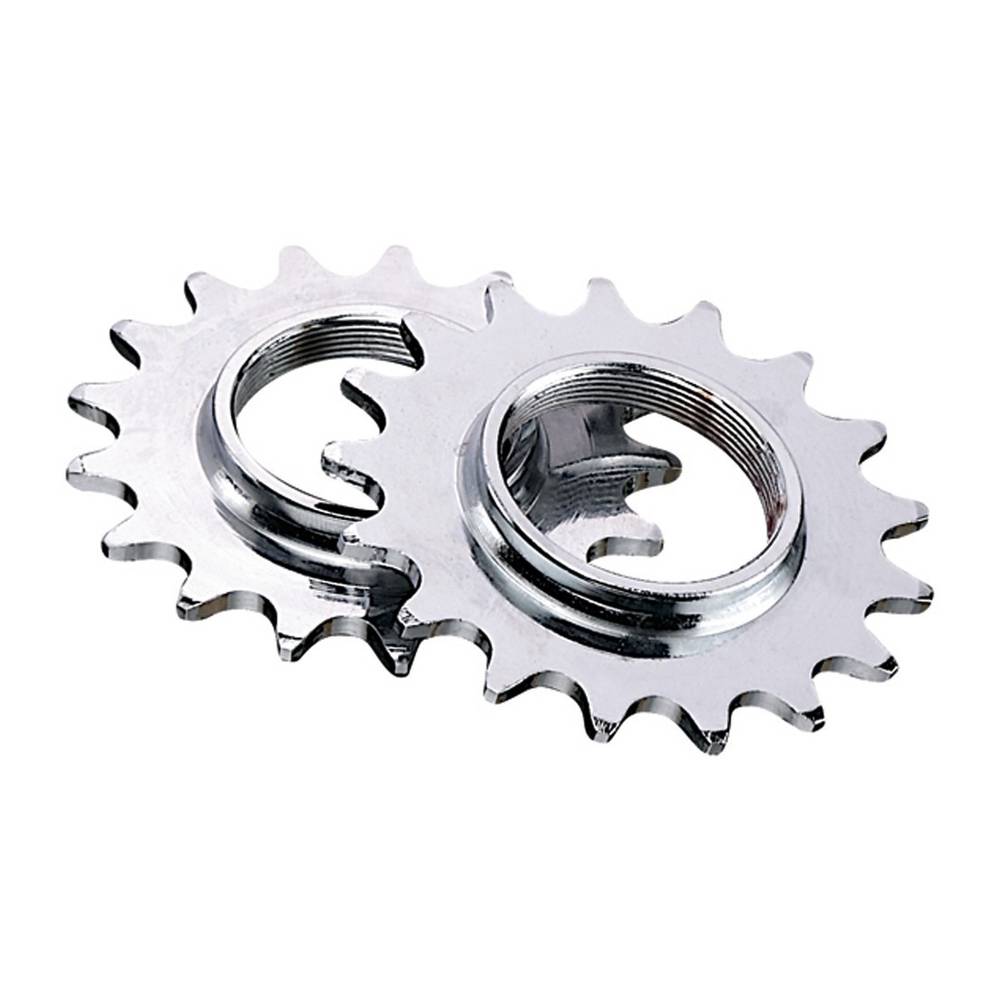 Single Speed Ritzel 1/8" mit Gewinde 14 Zähne, silber