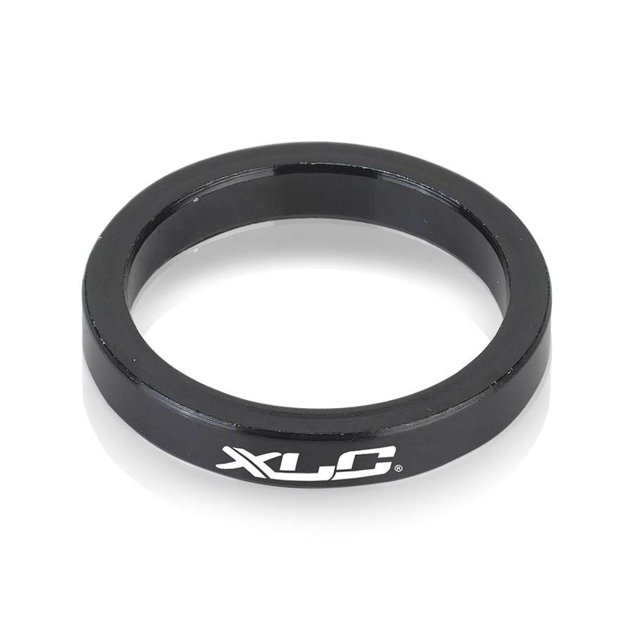 XLC A-Head Spacer schwarz 5 mm, 1 1/8" (1 Stück)