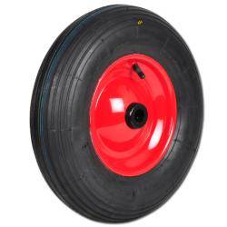 Transport-Geräte-Rolle - Rillenprofil - Rad-Ø260 mm - Tragkraft 200 kg - mit Stahlblechfelge und Rollenlager