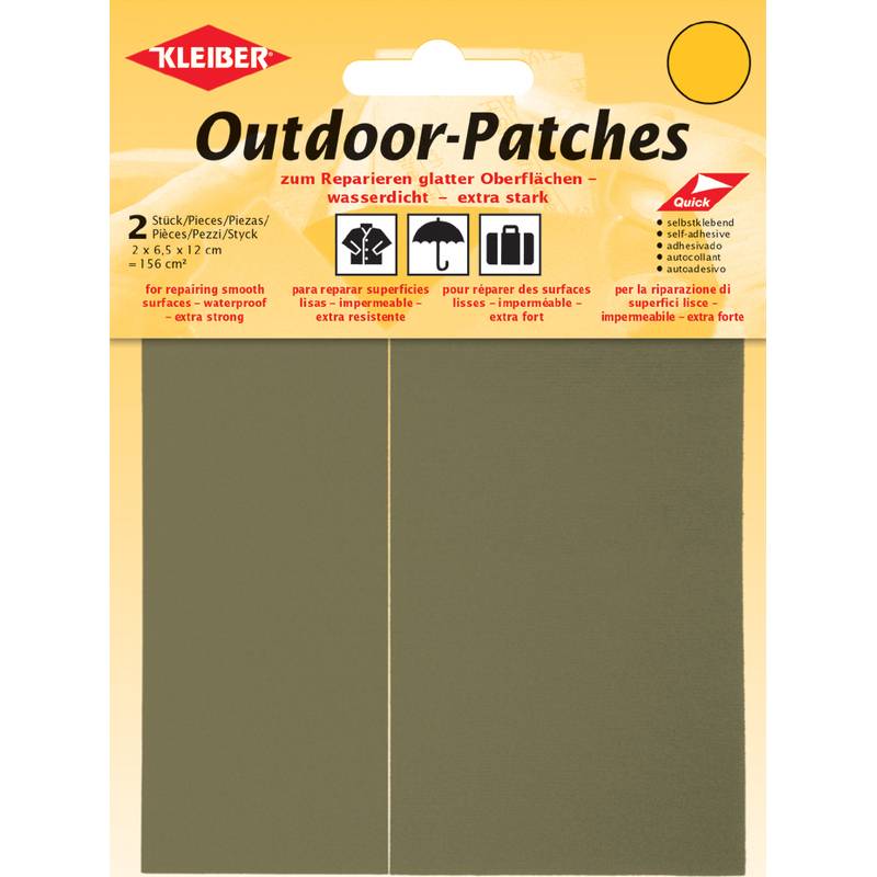 KLEIBER Outdoor-Patches, selbstklebend, 65 x 120 mm, beige