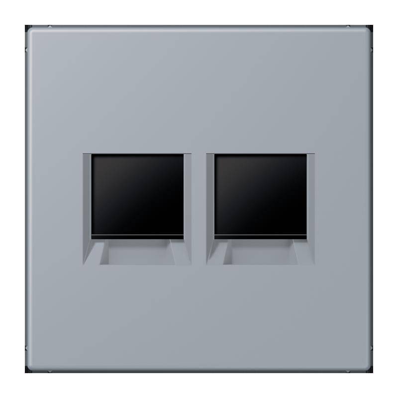 Jung Abdeckung (gerastet) LC 1969-2 WE 257