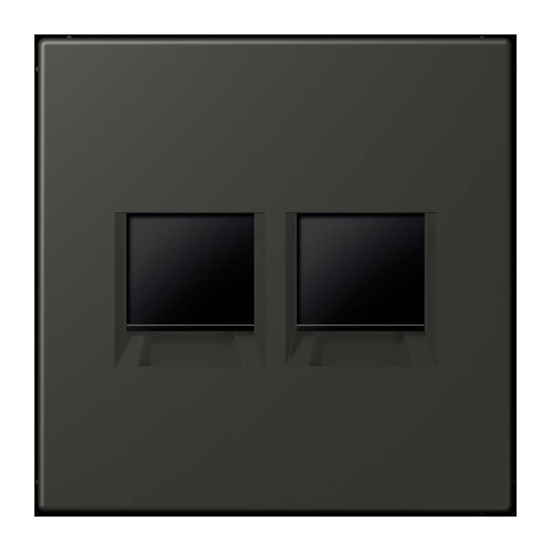 Jung Abdeckung (gerastet) LC 1969-2 WE 259