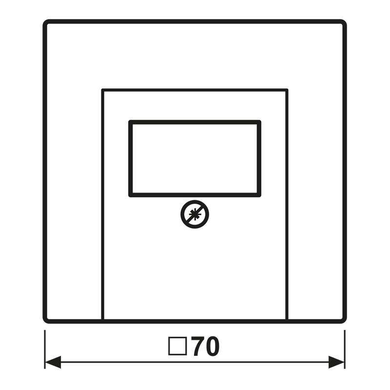 Jung Abdeckung für TAE LC 969 T 254