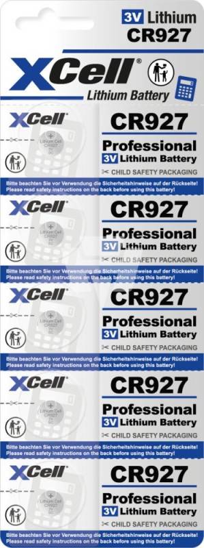 Hückmann Knopfzelle Lithium 3V XCR927 (5er)