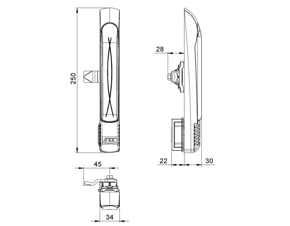 Enoc Schwenkhbelgriff LS 95 X1