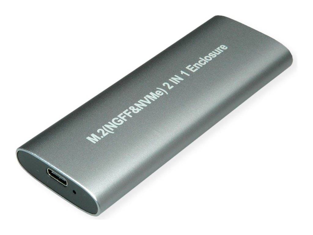 VALUE - Speichergehäuse - externer Typ - M.2 - M.2 NVMe Card - USB 3.2 (Gen 2)