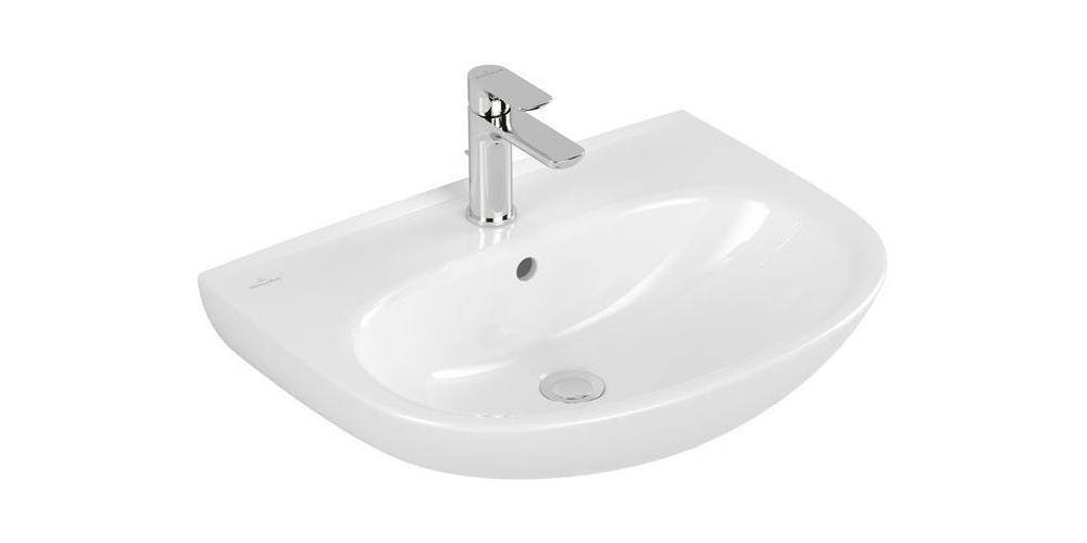 Villeroy & Boch V&B Waschtisch O.NOVO 60x46cm 1 HL ov mit ÜL we