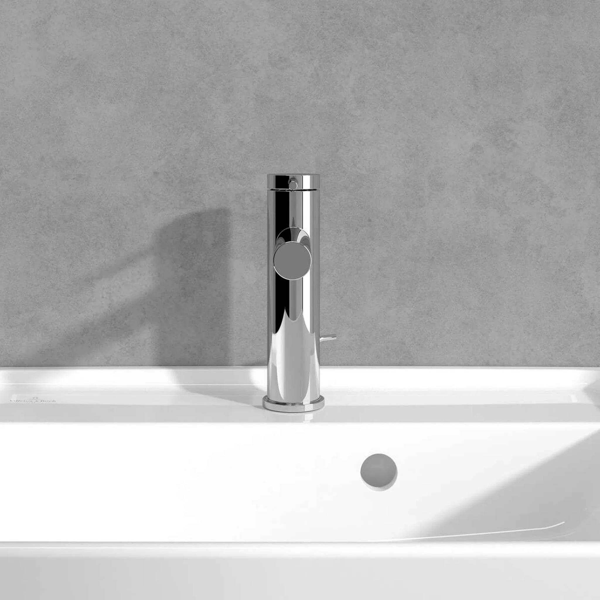 Villeroy & Boch EH-Armatur Loop & Friends 45x166x149mm mit Zugstangen-Ablaufg. Chrom, 1 Stk.