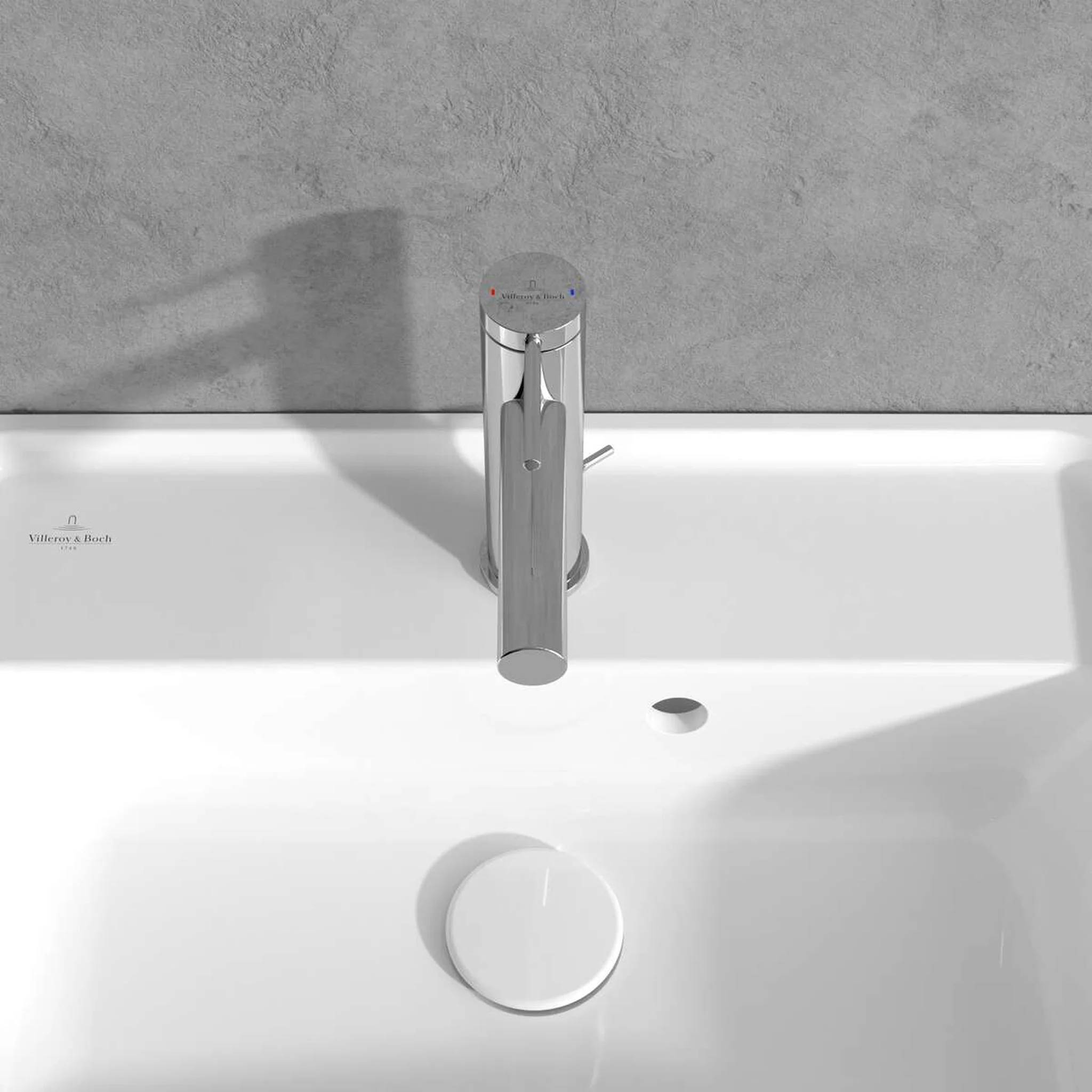 Villeroy & Boch EH-Armatur Loop & Friends 45x166x149mm mit Zugstangen-Ablaufg. Chrom, 1 Stk.