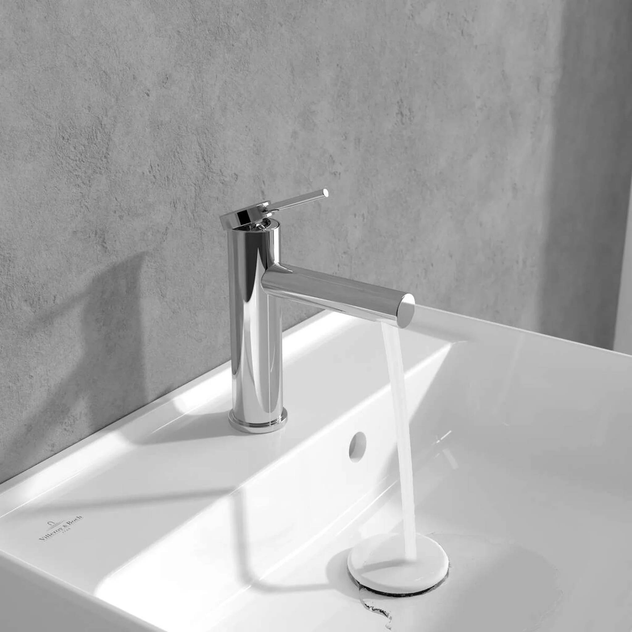 Villeroy & Boch EH-Armatur Loop & Friends 45x166x149mm mit Zugstangen-Ablaufg. Chrom, 1 Stk.