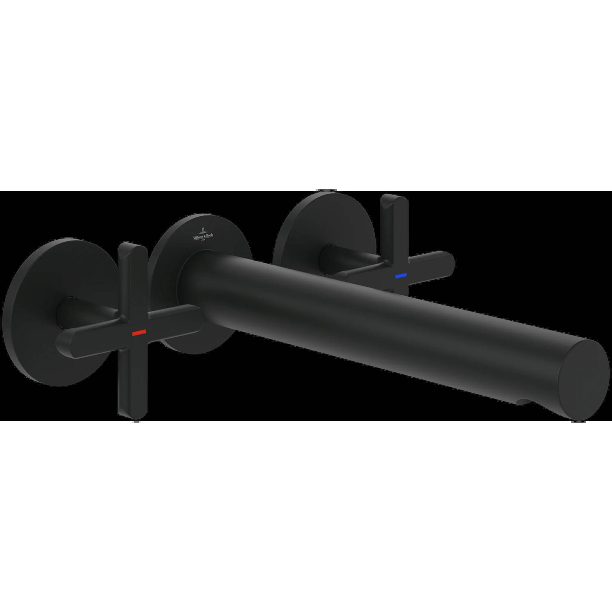 Villeroy & Boch Waschtischarmatur Loop & Friends 60x60x225mm o. Ablaufg. Matt Black, 1 Stk.