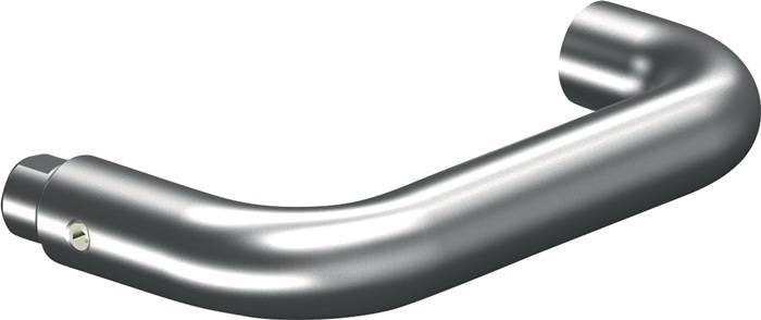 Türdrückerlochteil 8100 VA Satino 4-KT.8mm DIN L/R OGRO