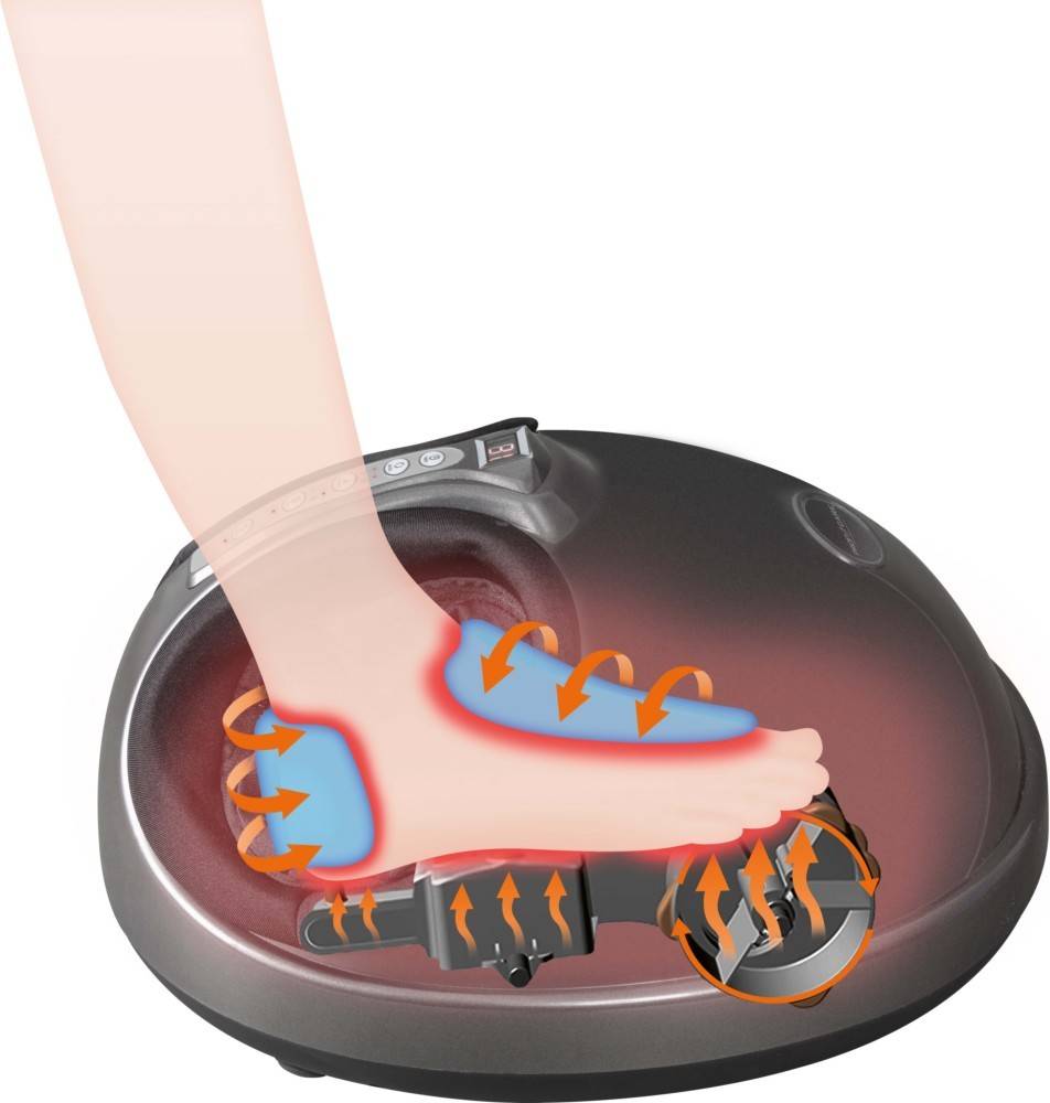 PROFI CARE Fußmassagegerät PC-FM 3099 titan