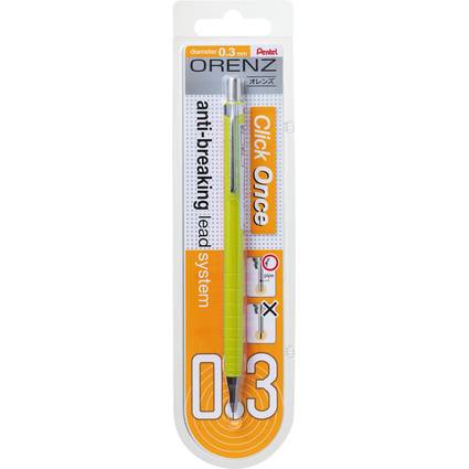 Pentel Druckbleistift ORENZ, 0,3 mm, gelb
