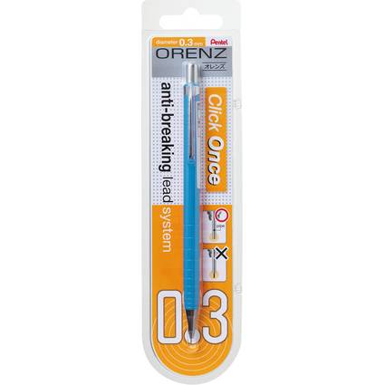 Pentel Druckbleistift ORENZ, 0,3 mm, hellblau