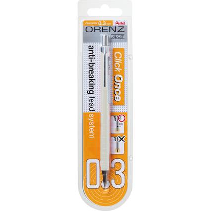 Pentel Druckbleistift ORENZ, 0,3 mm, weiß