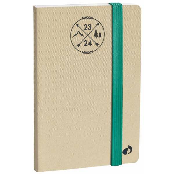 Buchkalender Pre 16 21x27cm 16 Monaten Everest Leinen 2024