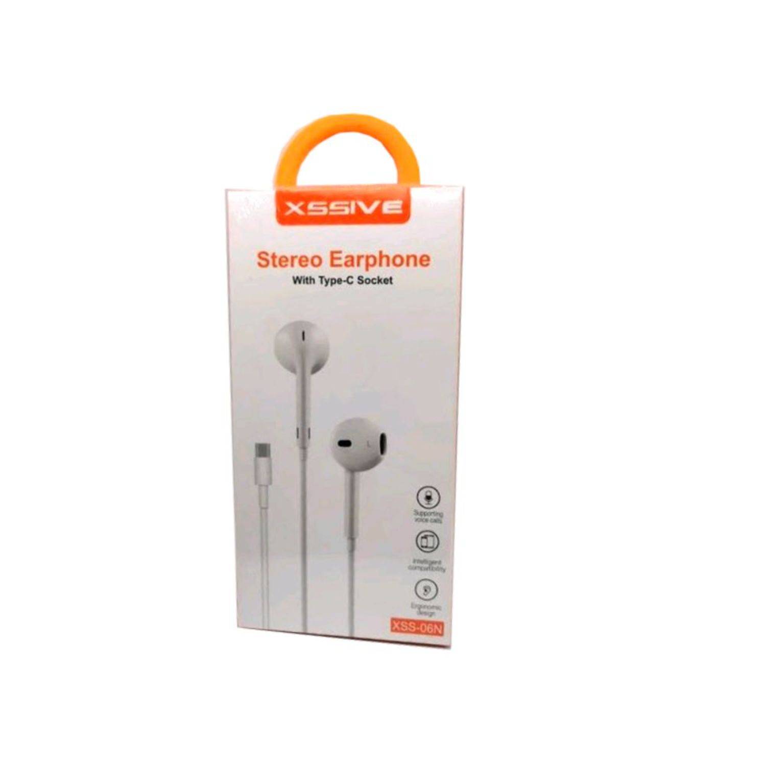 USB C Kopfhörer Stereo Headset Ohrhörer Earphone In Ear weiß