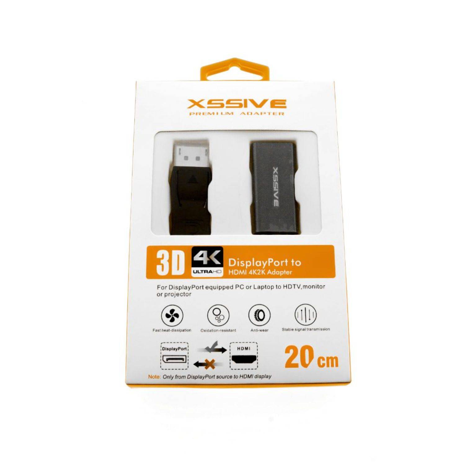 20cm DisplayPort zu HDMI 4K2K Adapter Stabile Signalübertragung