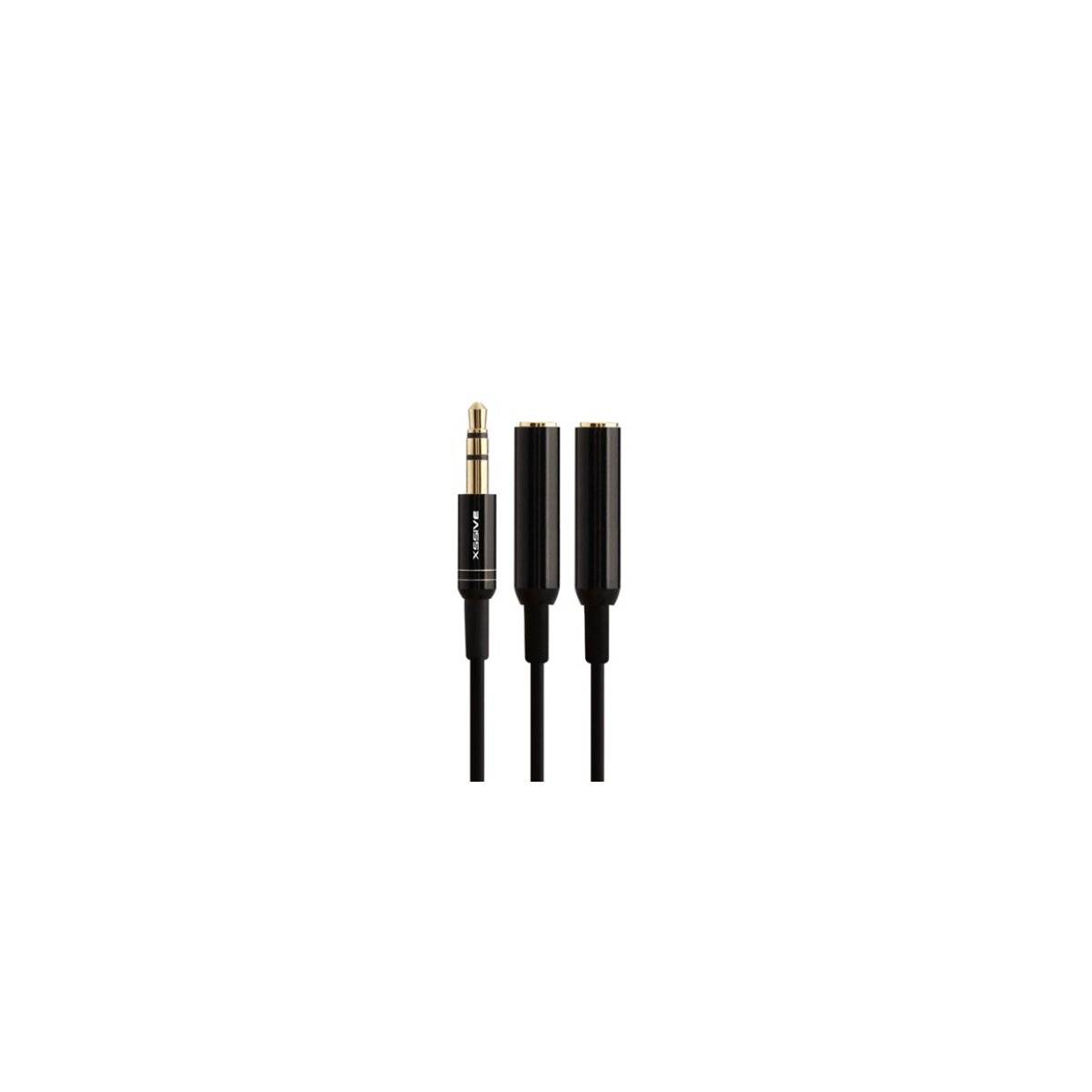 Aux 3.5mm Headphone Splitter Universal Dual Port