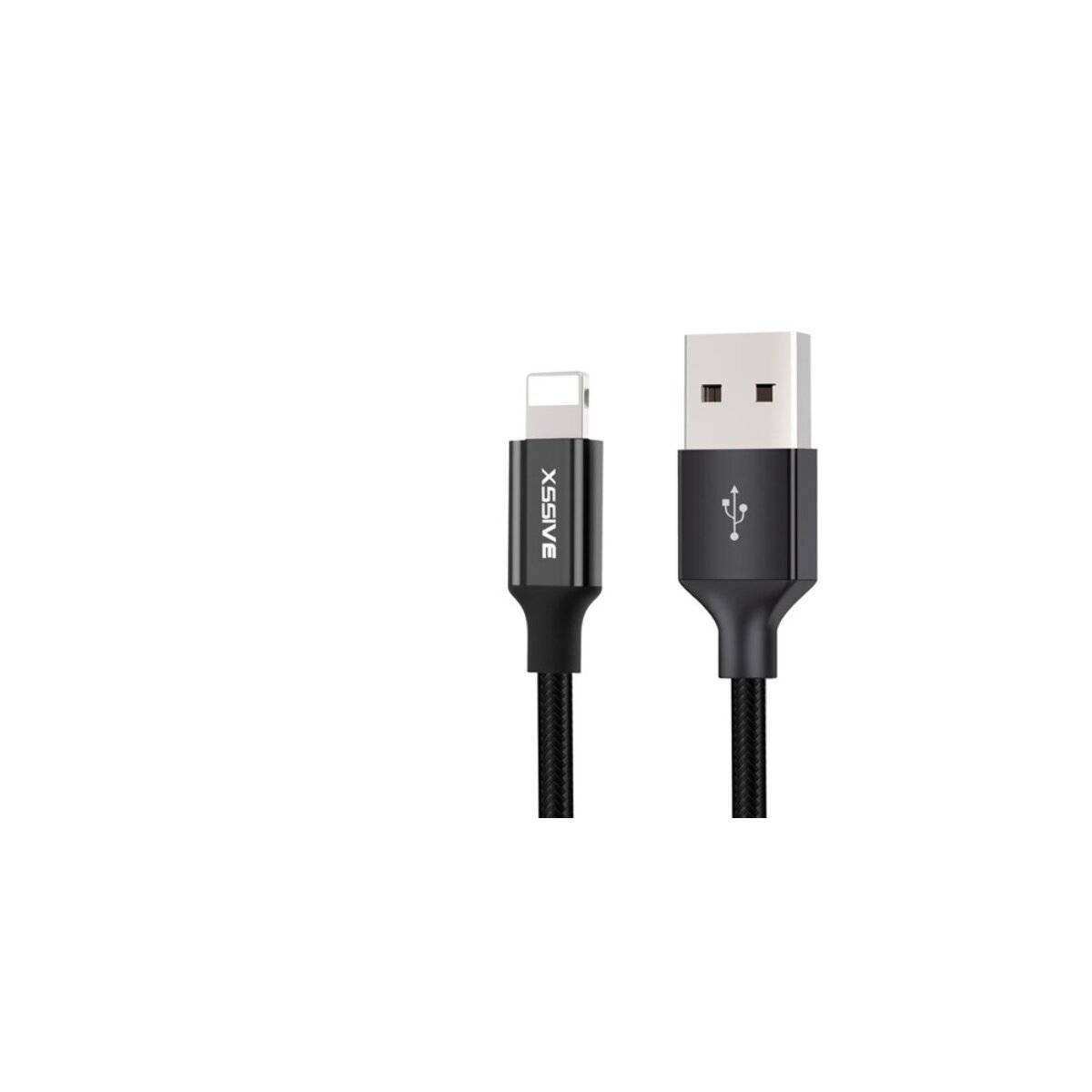 Geflochtenes USB-Ladekabel Kompatibel mit iOS Geräte 2.4A, 1.2m